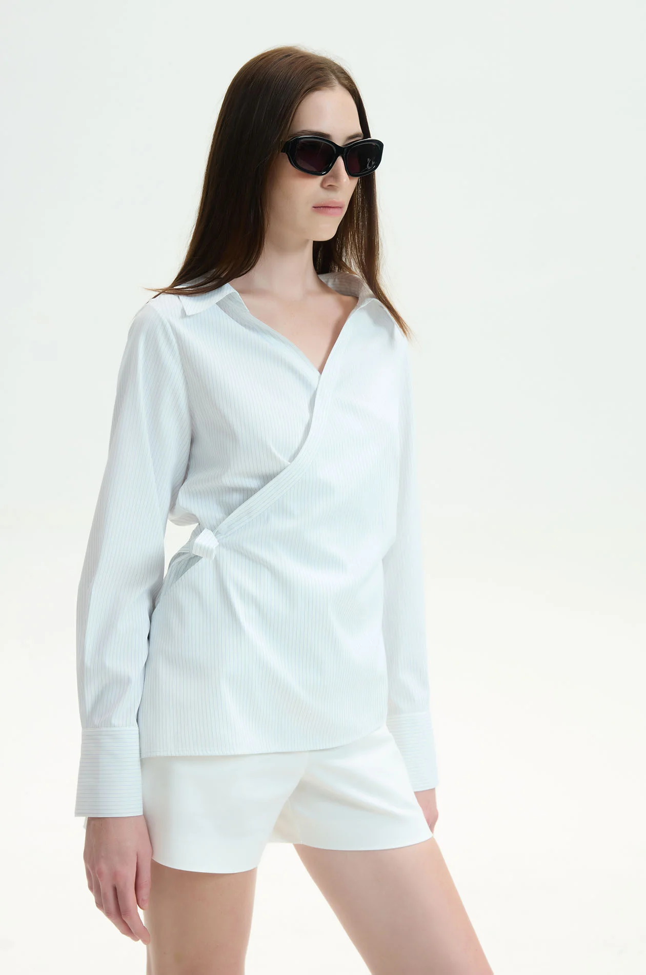 Wrapped Striped Shirt - Image 2
