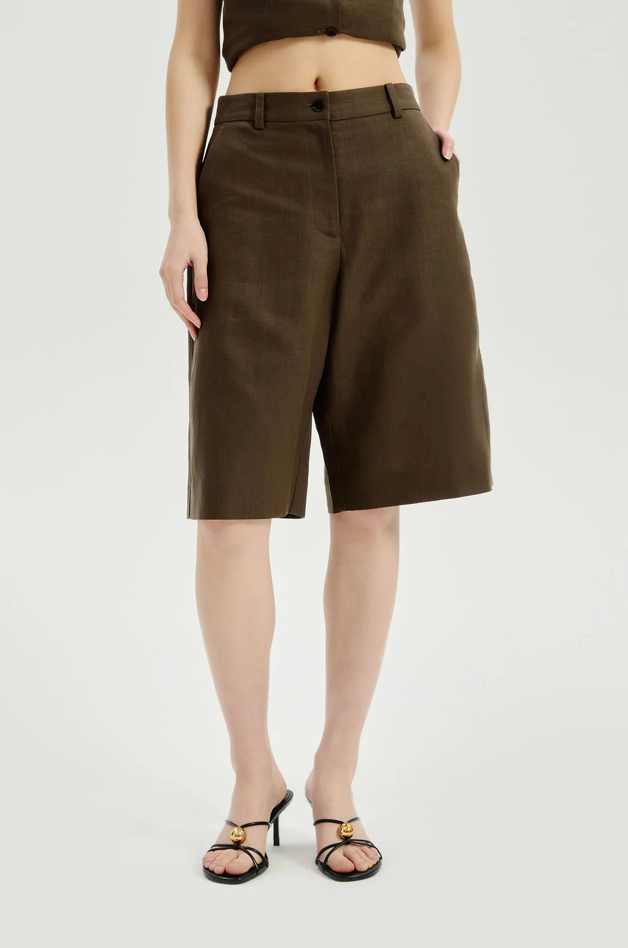 Semi-Tailored Bermuda Shorts - Image 2