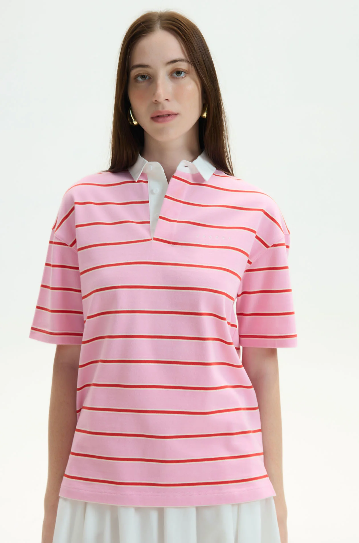 Striped Jersey Polo - Image 6