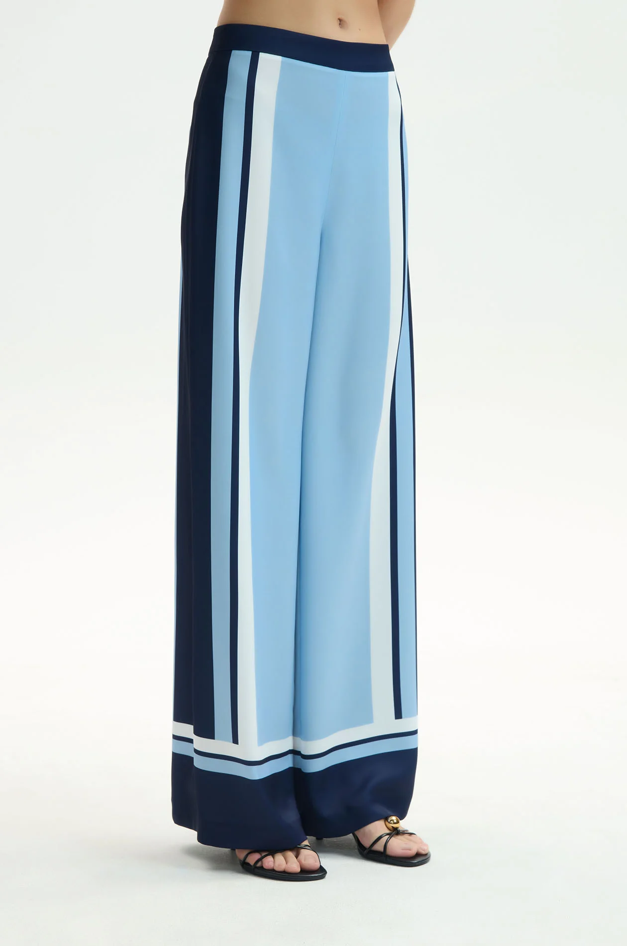 Striped Fluid Pants - Image 2