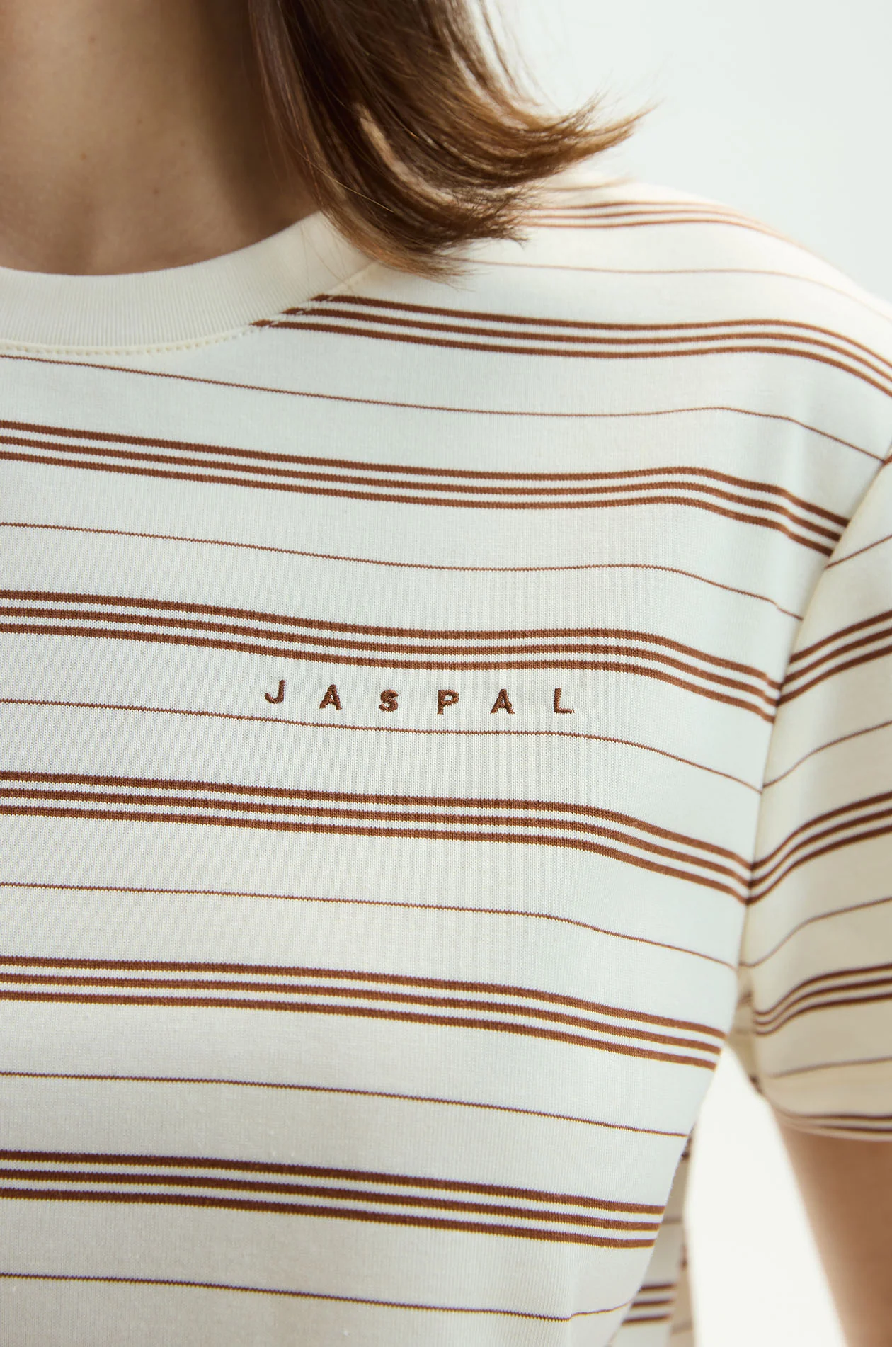 Crew Neck Balanced Stripe T-Shirt - Image 11