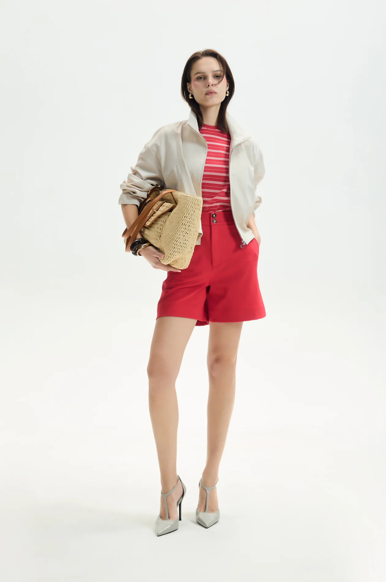 Crew Neck Balanced Stripe T-Shirt - Image 13