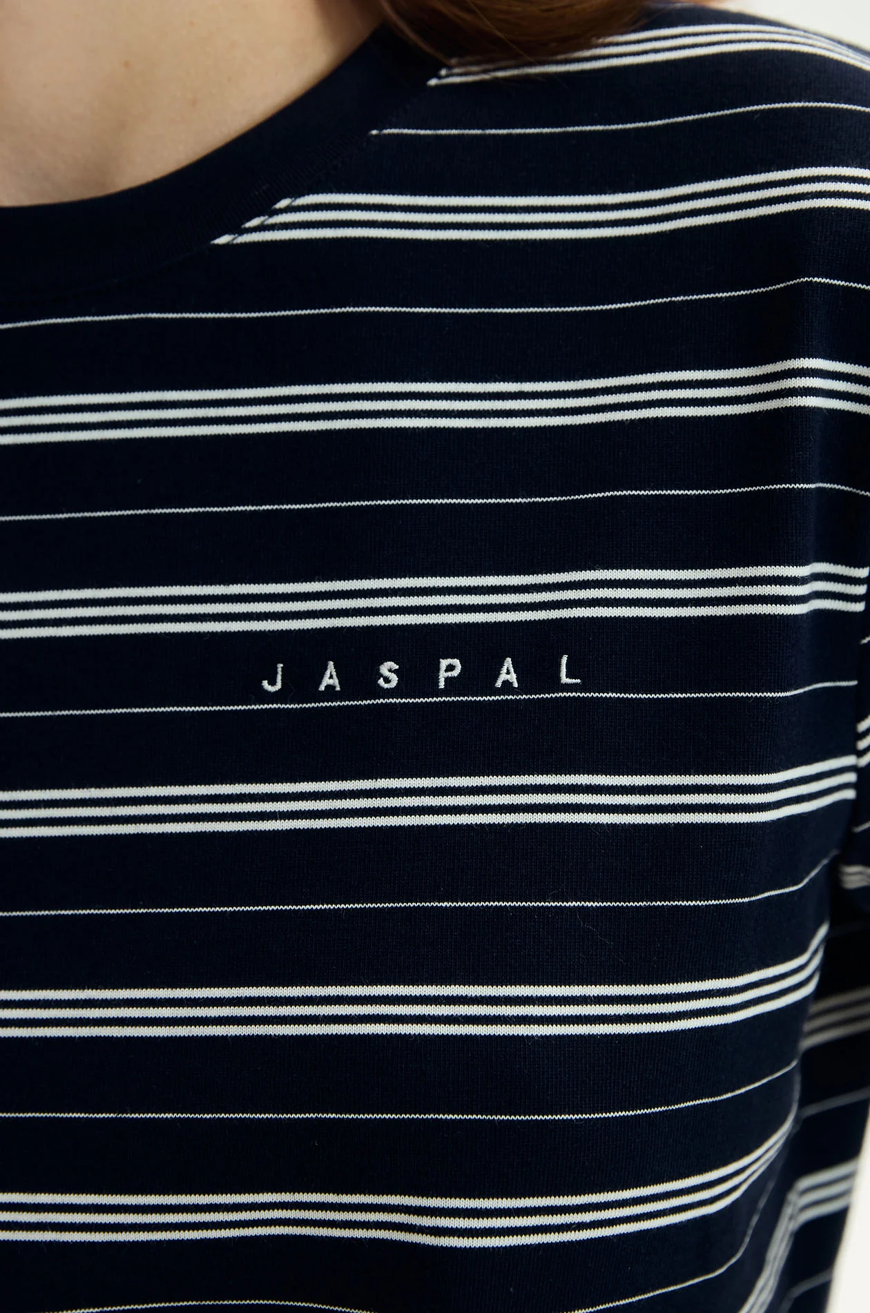 Crew Neck Balanced Stripe T-Shirt - Image 3