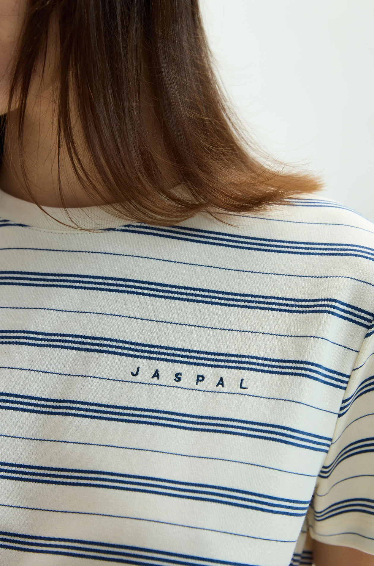 Crew Neck Balanced Stripe T-Shirt - Image 7