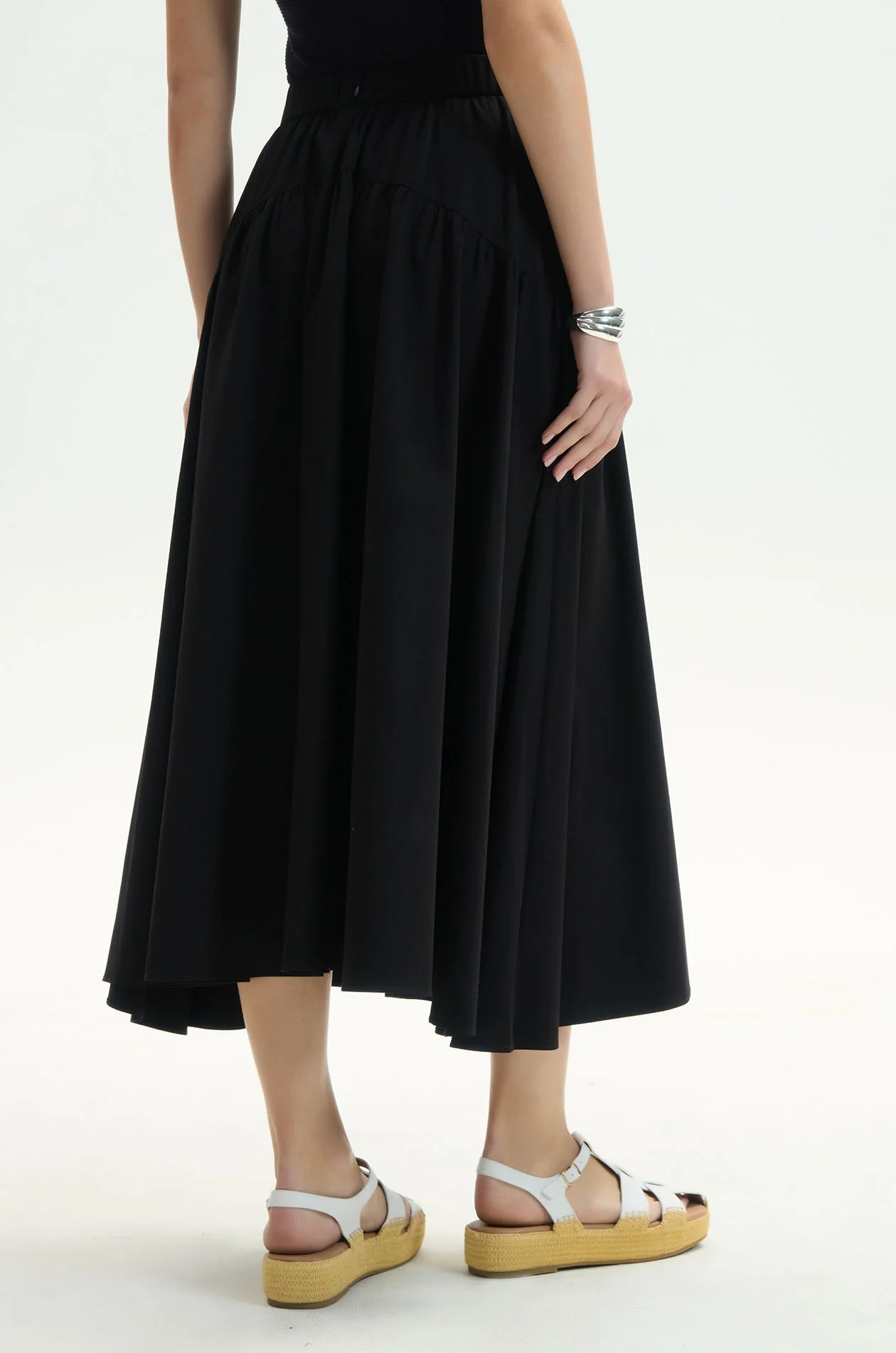 Drop-Waist Flare Skirt - Image 4