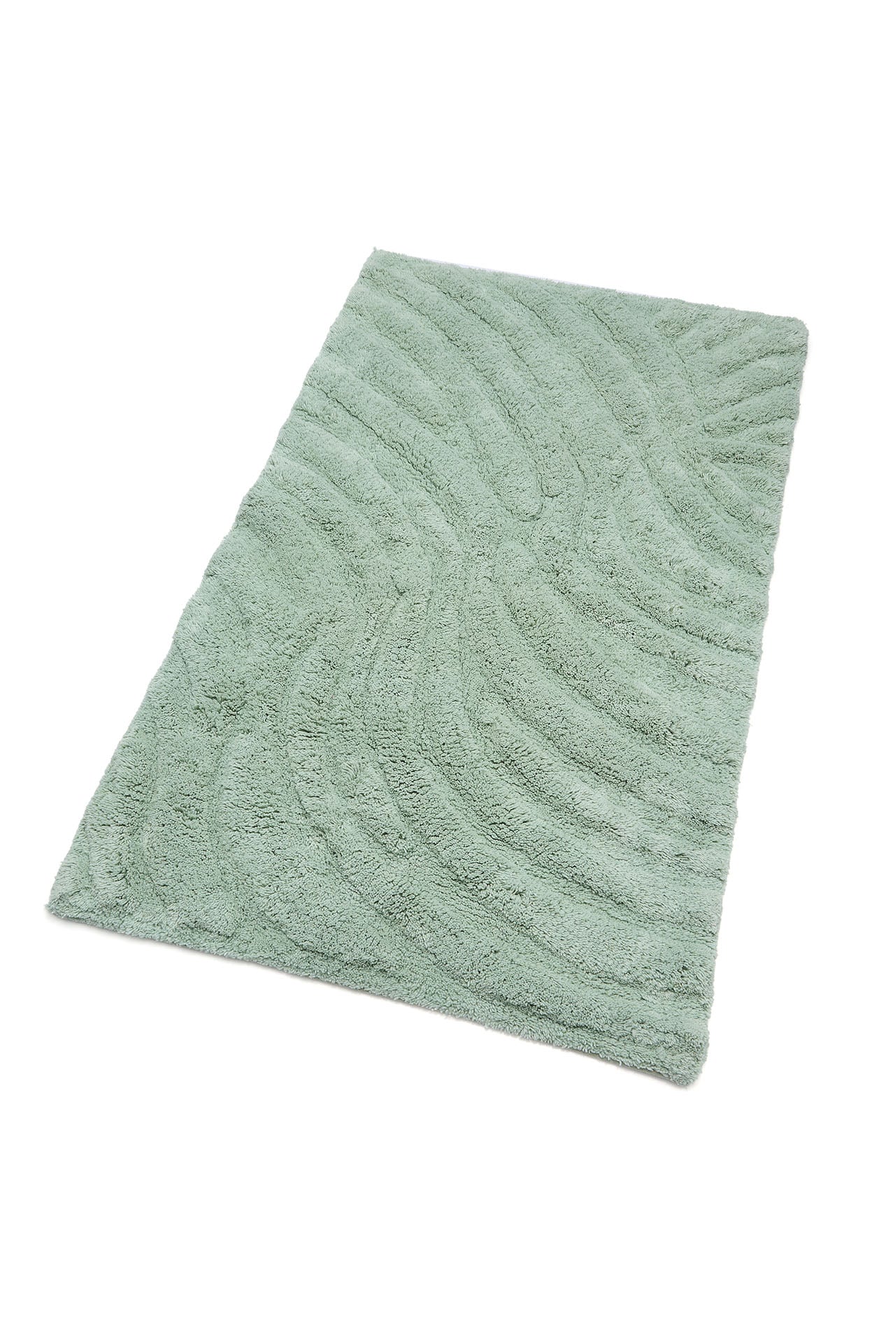 Neutral Chic Cotton Bath Rug