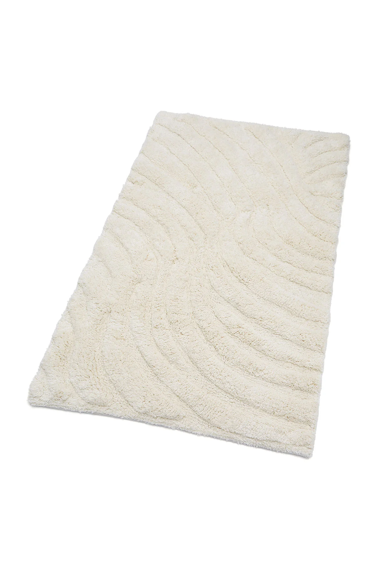 Neutral Chic Cotton Bath Rug - Image 3
