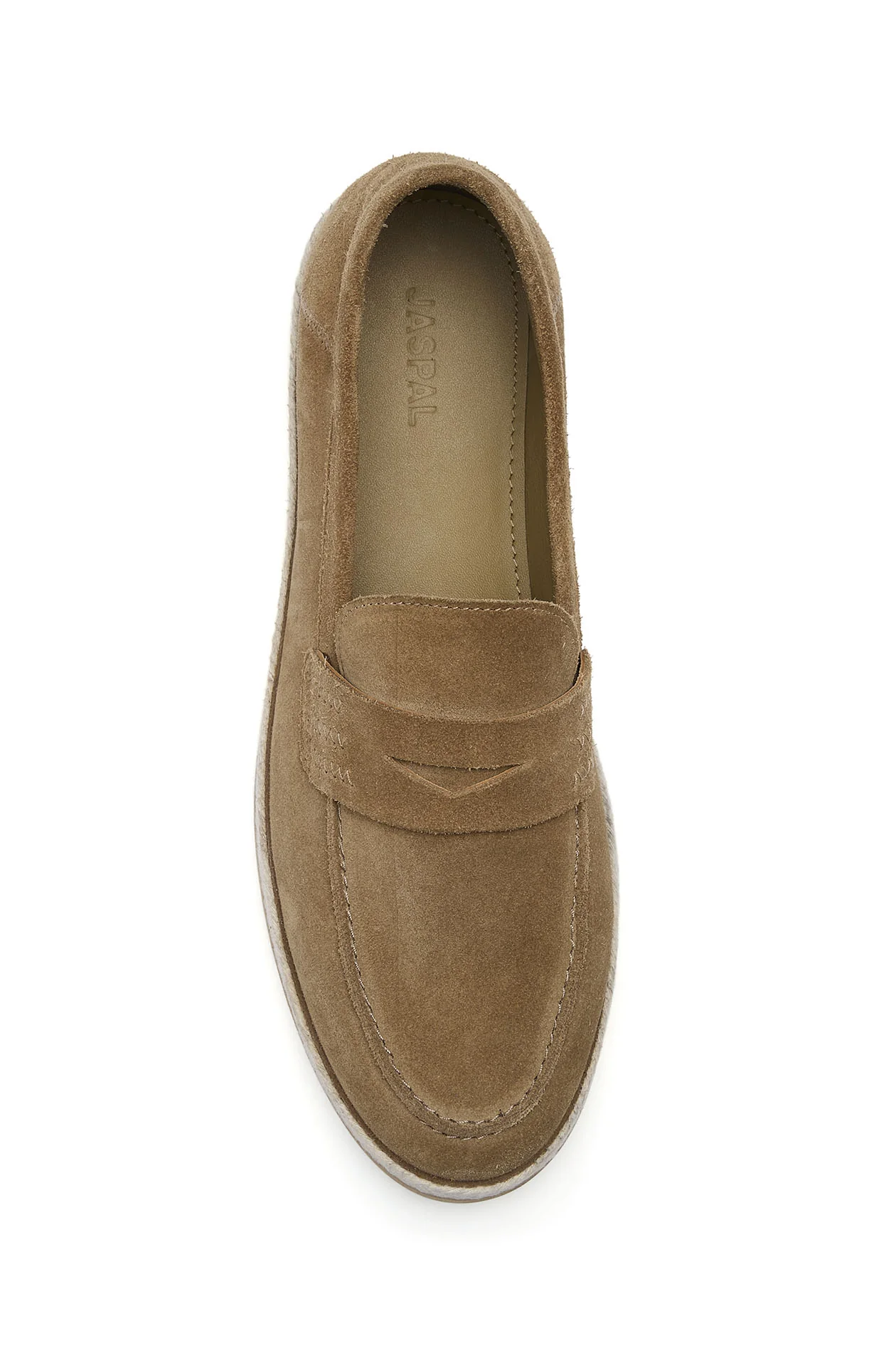 Braided Sole Leather Loafers - Image 3