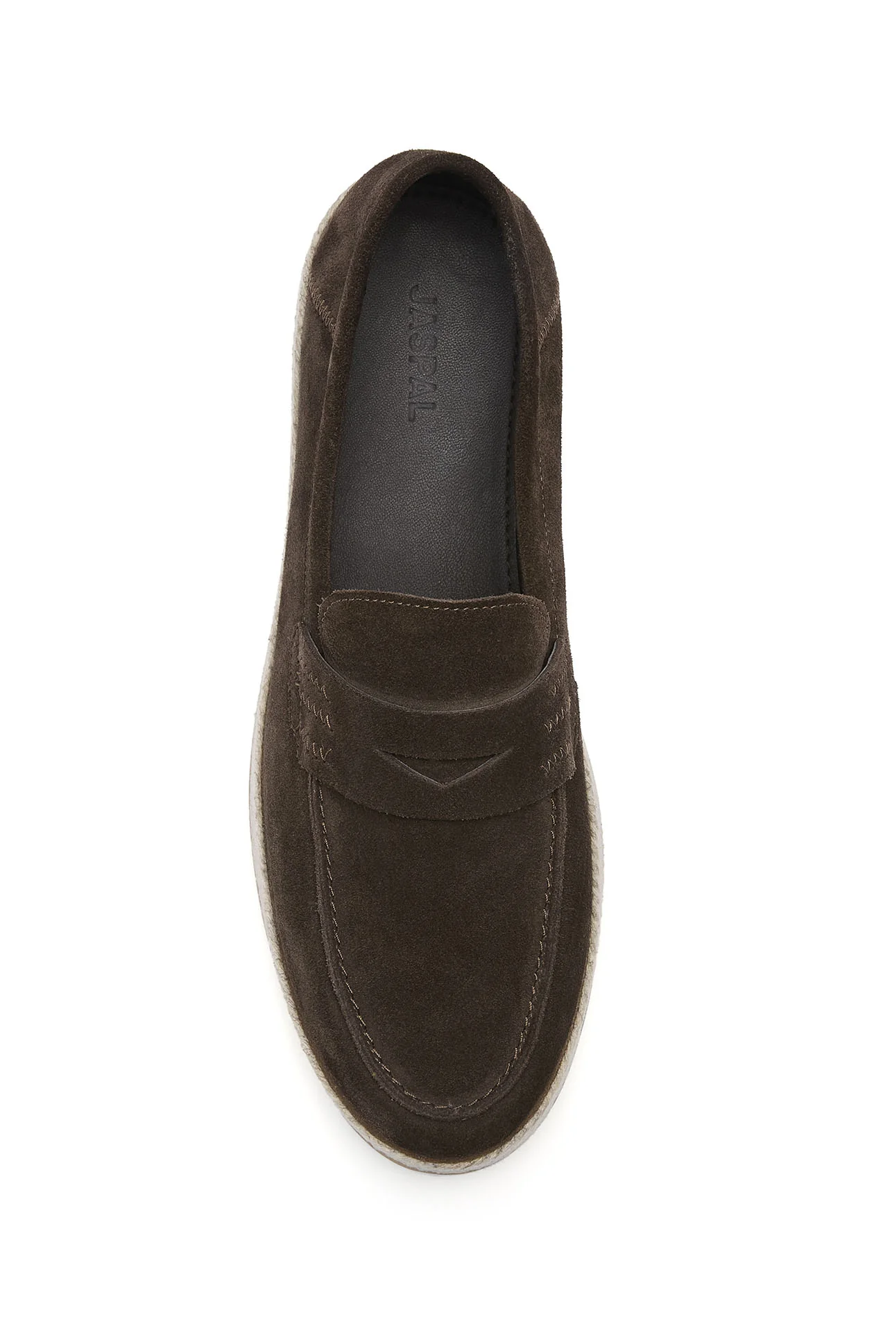 Braided Sole Leather Loafers - Image 6