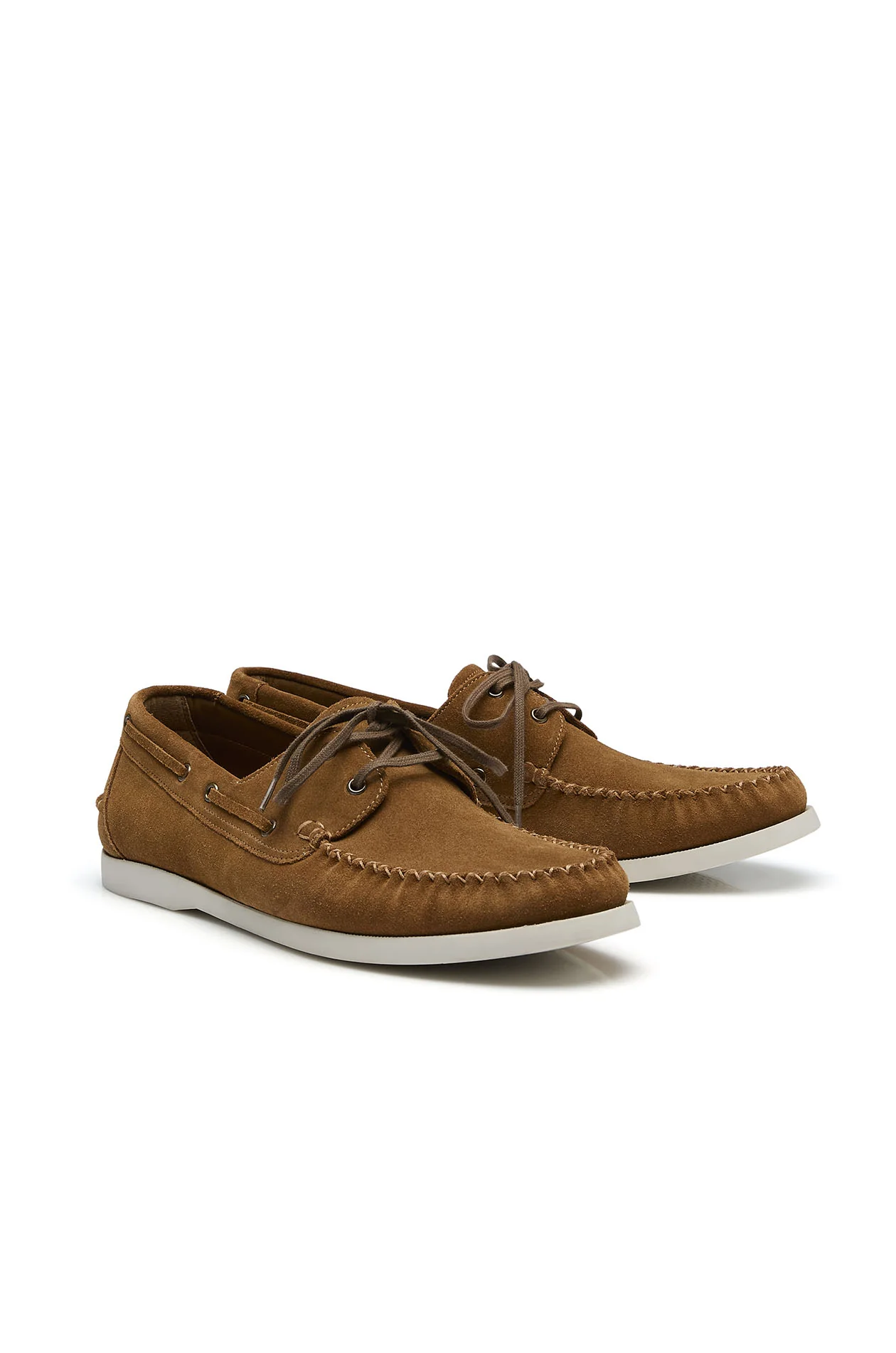 Cow Suede Leather Boat Shoes - Image 4