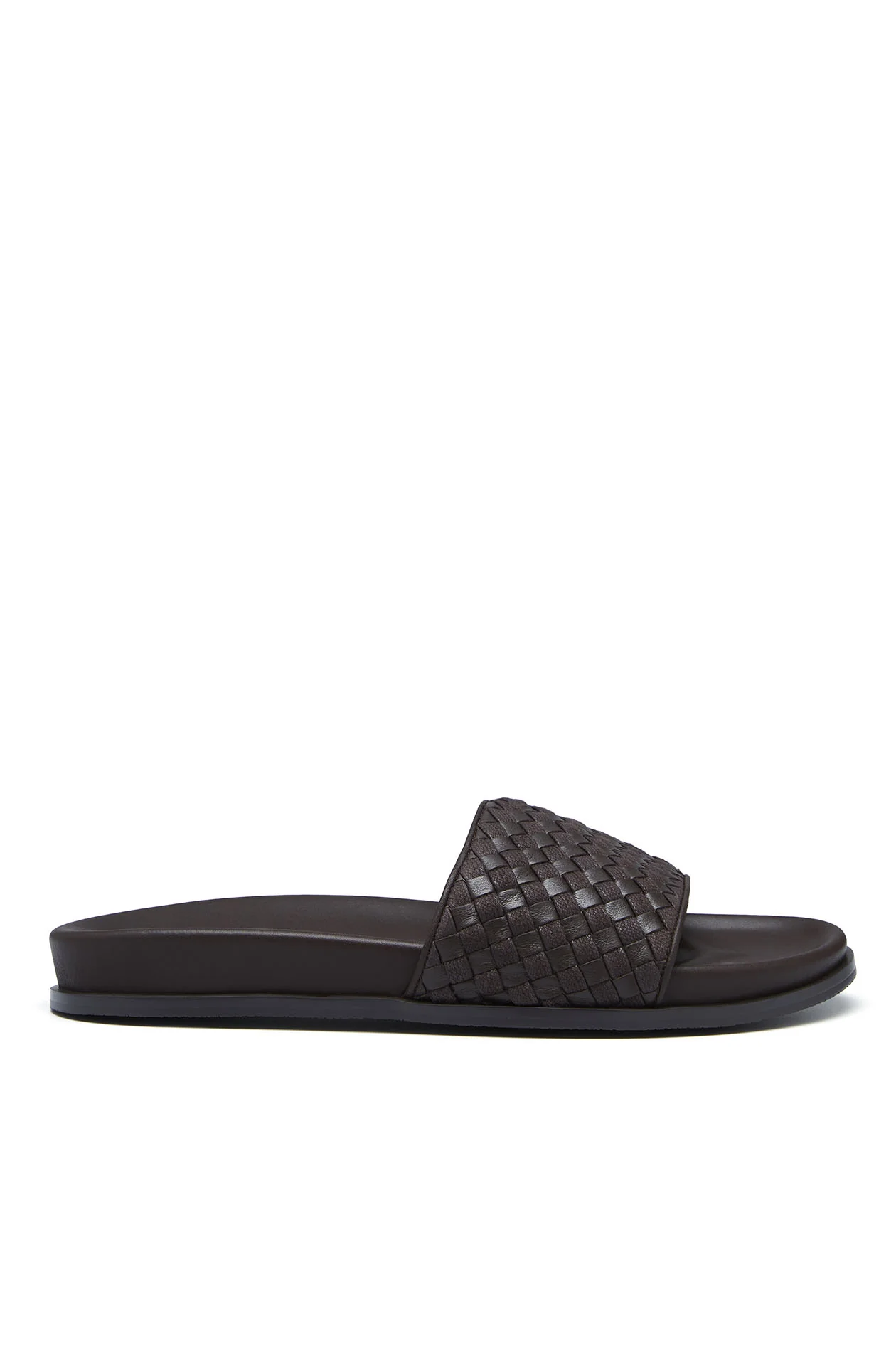 Interlaced Leather Slides - Image 6