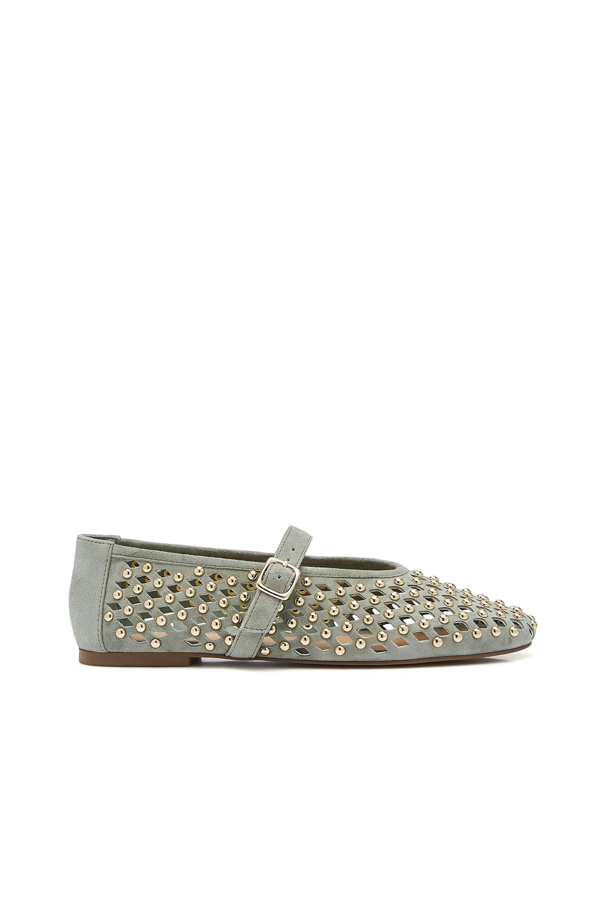 Rhinestone Suede Ballerina - Image 6