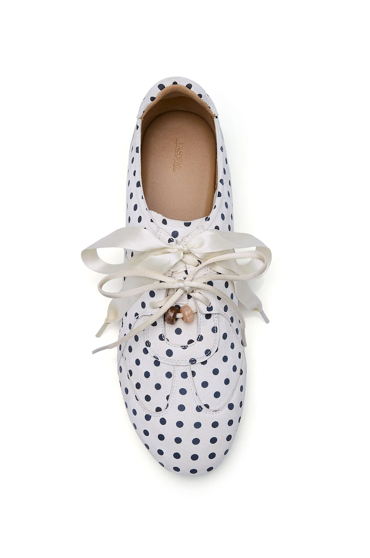 Ribbon Lace Sneakers with Dot - Image 2