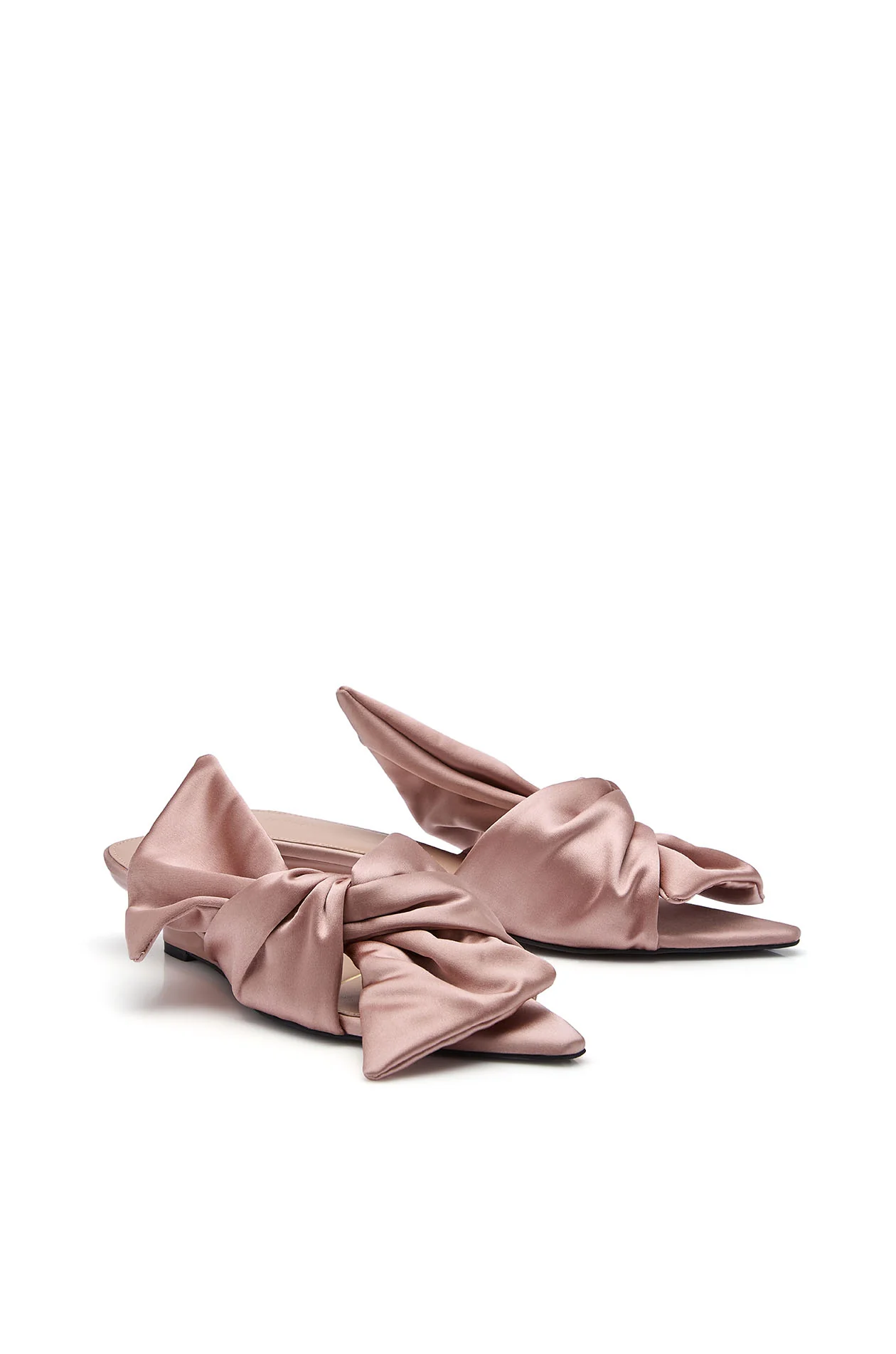 Satin Wedge Slides - Image 4
