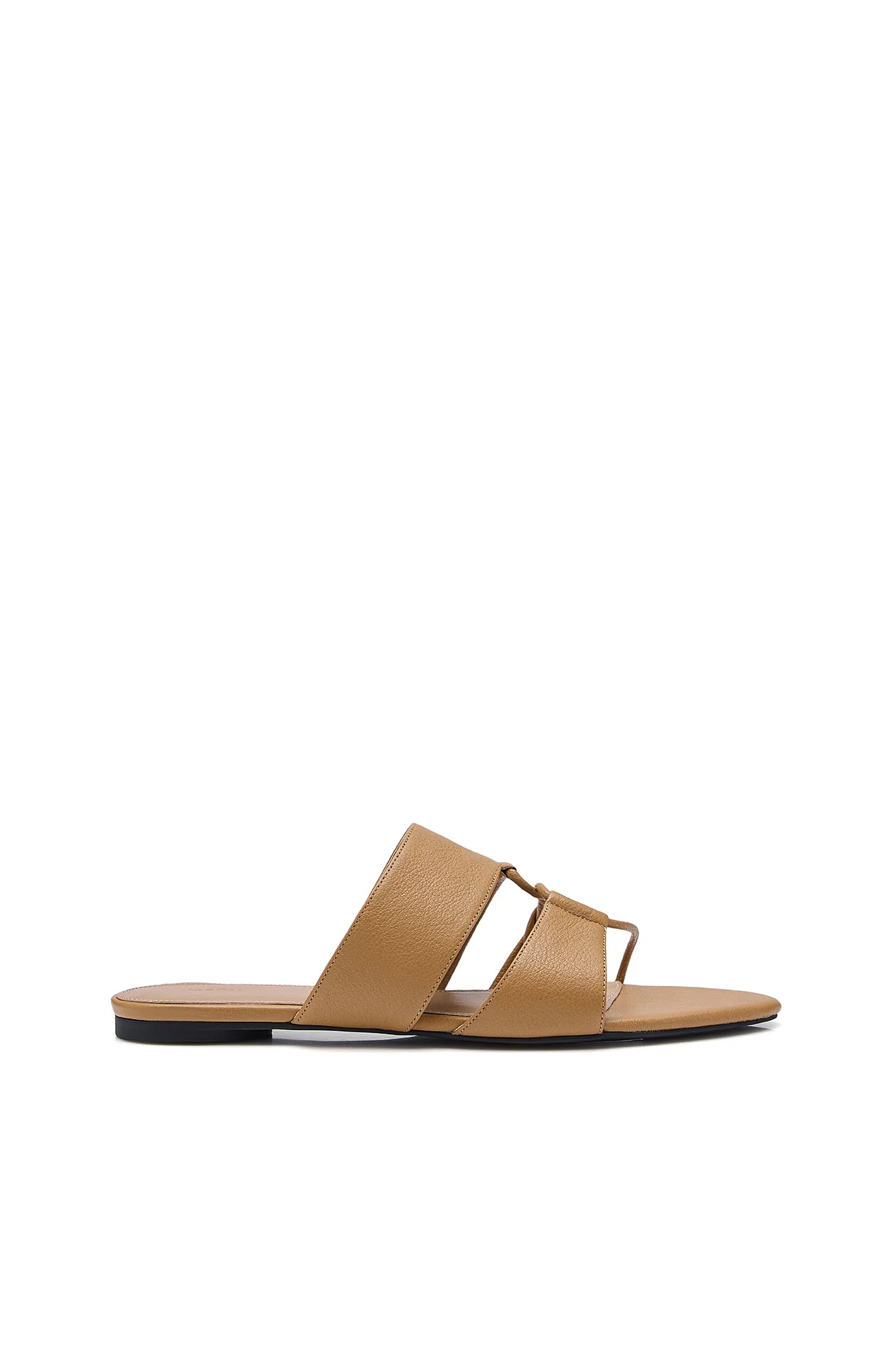 Leather Flat Slides - Image 3
