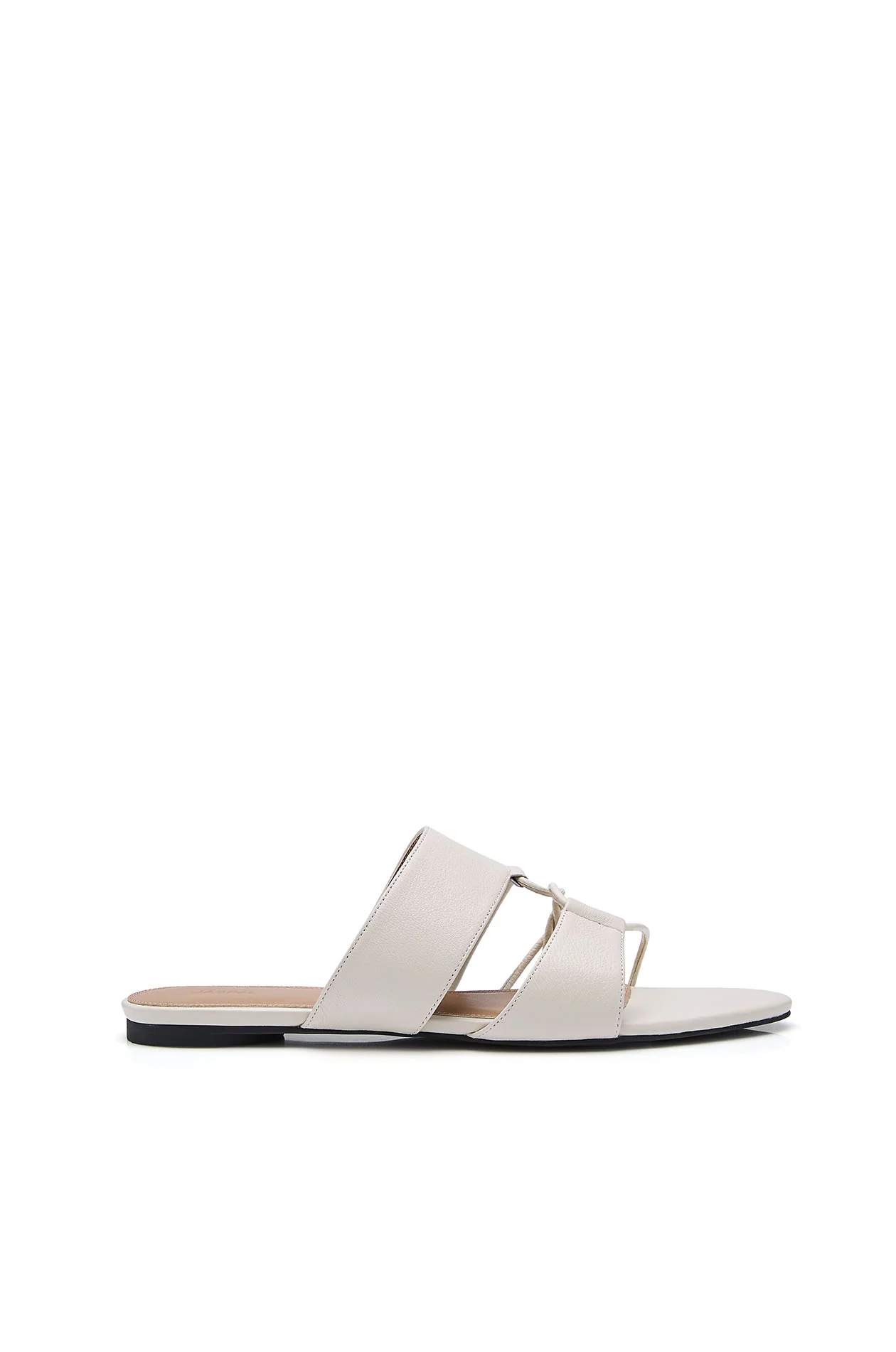 Leather Flat Slides - Image 6