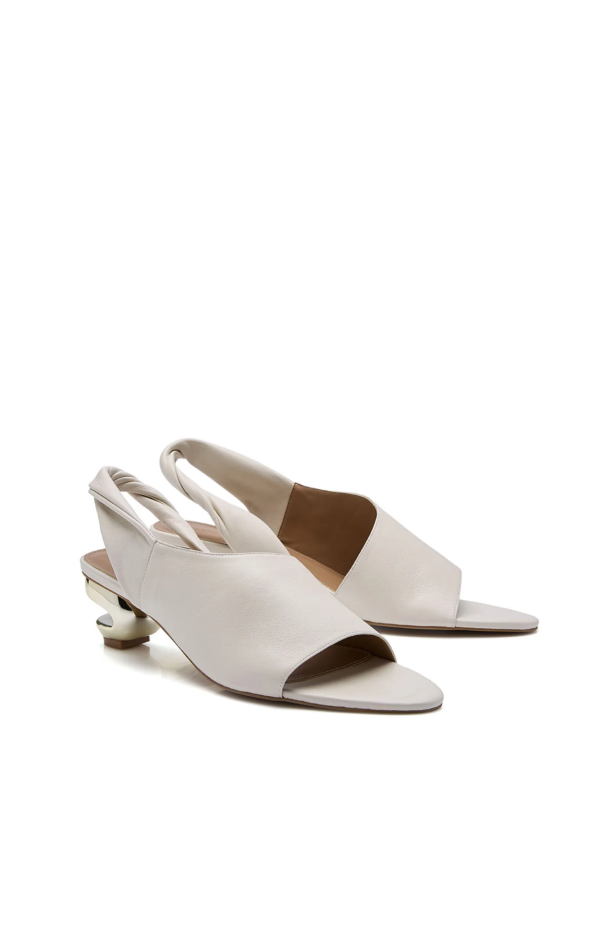 C-Shaped Heel Sandals - Image 4