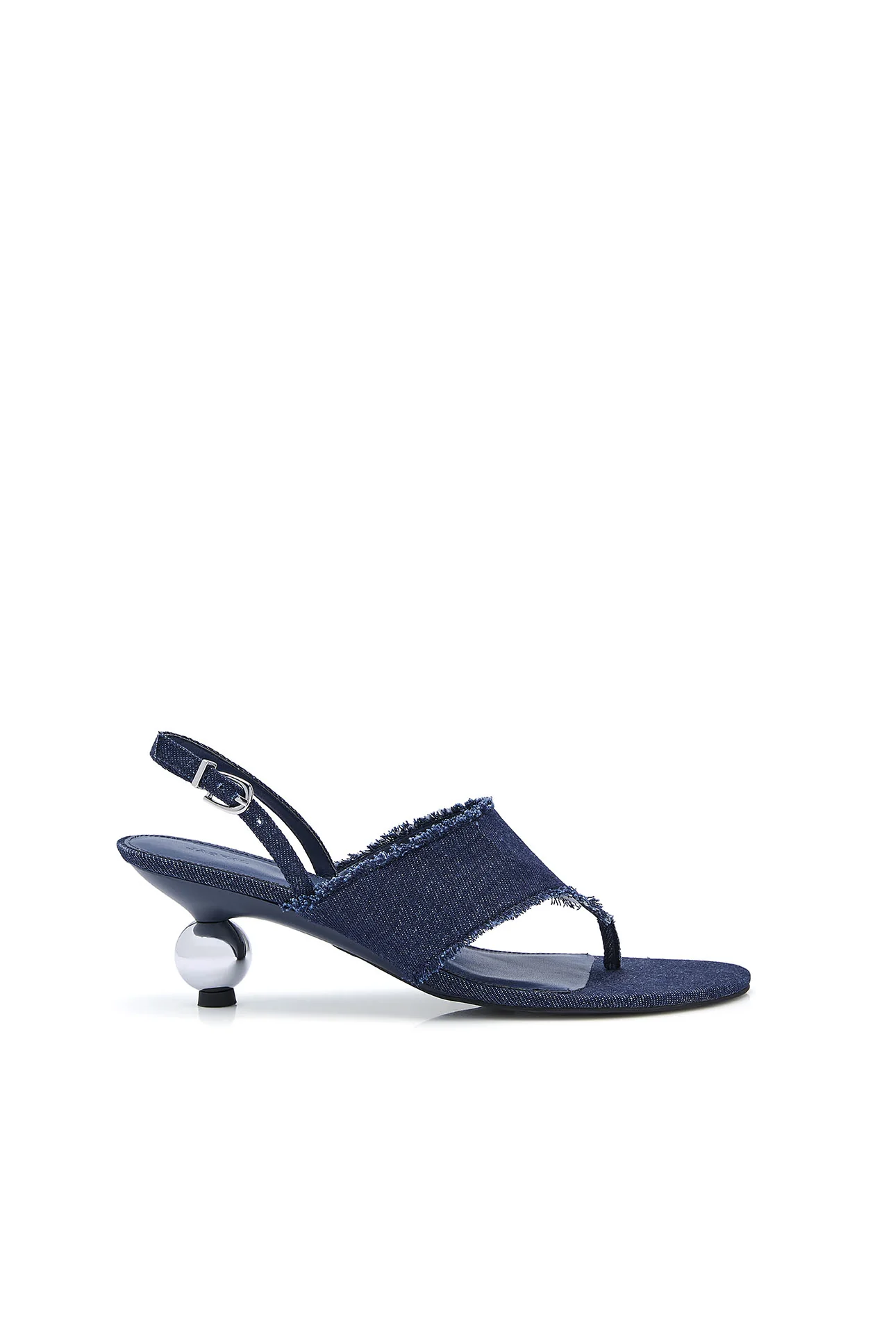 Denim Thong Sandals - Image 3